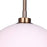 Canarm Simone 1 Light 9.75" Pendant, Gold