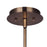 Canarm Simone 1 Light 9.75" Pendant, Gold