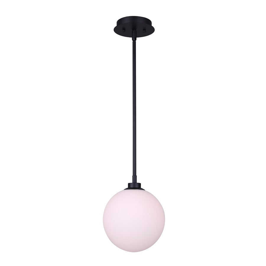Canarm Simone 1 Light 8" Pendant, Black