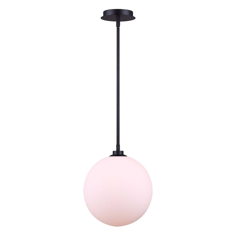 Canarm Simone 1 Light 8" Pendant, Black