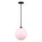 Canarm Simone 1 Light 8" Pendant, Black