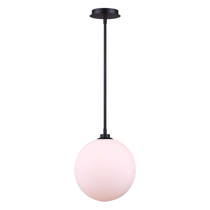 Canarm Simone 1 Light 8" Pendant, Black
