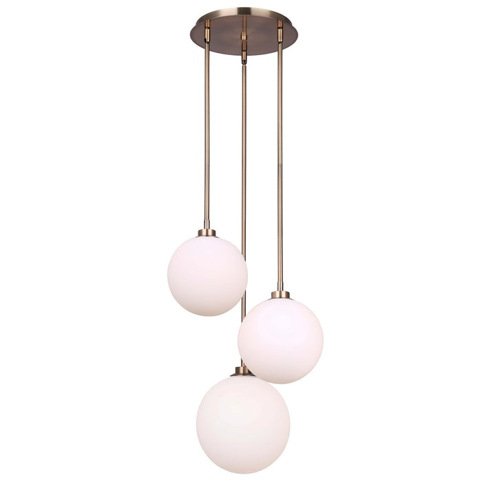 Canarm Simone 3 Light 14.75" Pendant, Gold