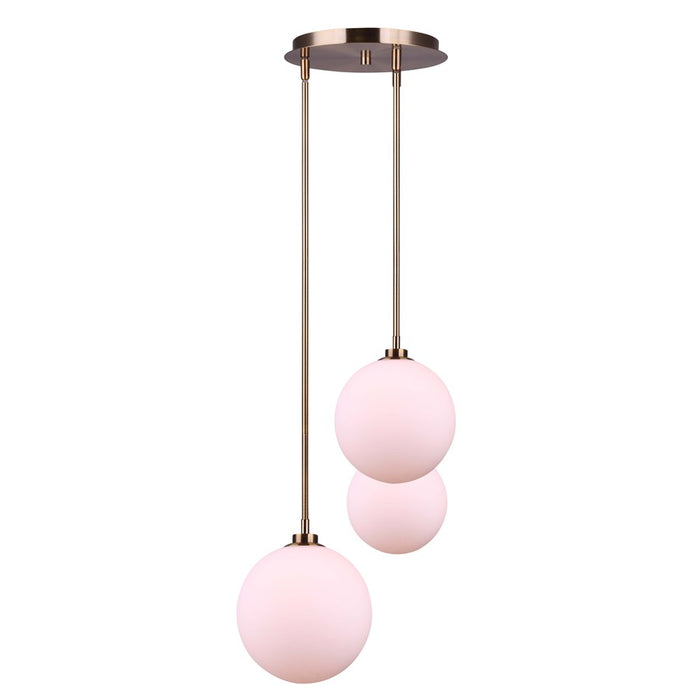 Canarm Simone 3 Light 14.75" Pendant, Gold