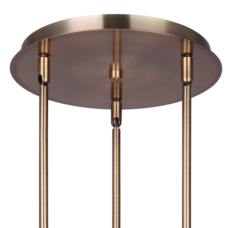 Canarm Simone 3 Light 14.75" Pendant, Gold