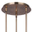 Canarm Simone 3 Light 14.75" Pendant, Gold