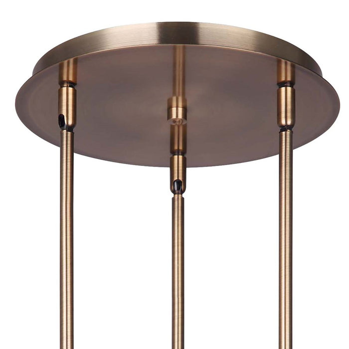 Canarm Simone 3 Light 14.75" Pendant, Gold