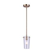 Canarm Vivien 1-Light Pendant | Gold and Seeded Glass | Kitchen Island & Dining Room | 5 x 11 in | Model IPL1080A01GD