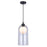 Canarm Pelia 1 Light 7" Pendant, Black - IPL1142A01BK