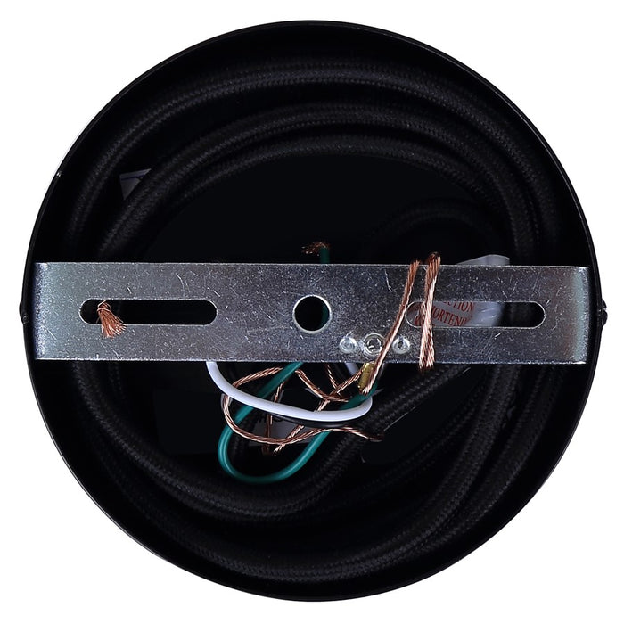 Canarm Pelia 1 Light 7" Pendant, Black