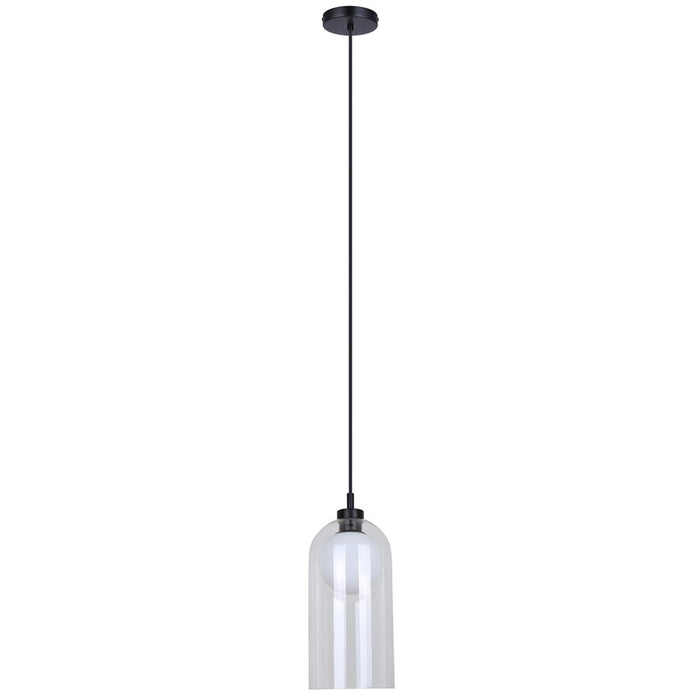 Canarm Pelia 1 Light 7" Pendant, Black