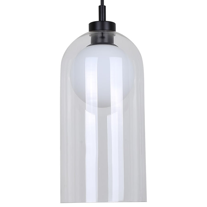 Canarm Pelia 1 Light 7" Pendant, Black