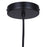 Canarm Pelia 1 Light 7" Pendant, Black