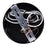Canarm Luisa 1 Light 5.88" Pendant, Black