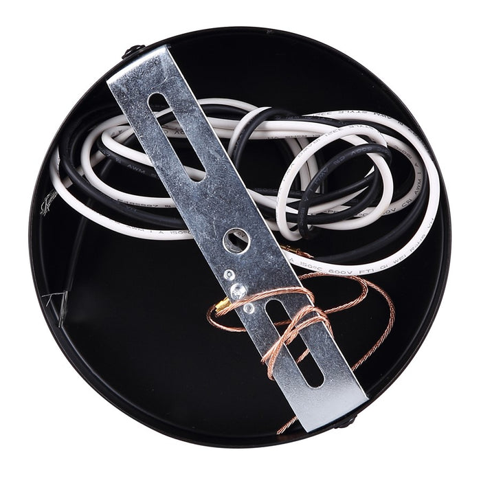 Canarm Luisa 1 Light 5.88" Pendant, Black