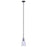Canarm Luisa 1 Light 5.88" Pendant, Black