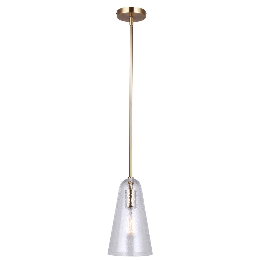 Canarm Luisa 1 Light 5.88" Pendant, Gold - IPL1144A01GD
