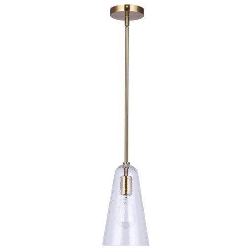 Canarm Luisa 1 Light 5.88" Pendant, Gold
