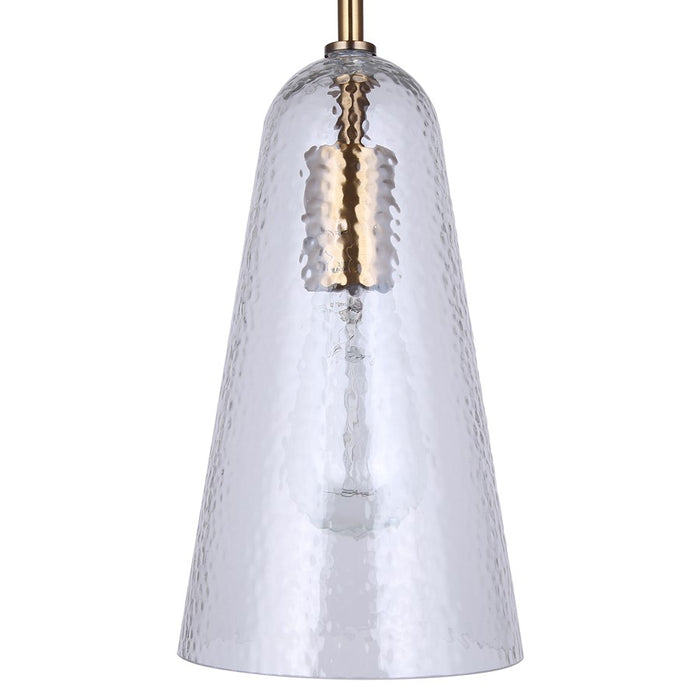 Canarm Luisa 1 Light 5.88" Pendant, Gold