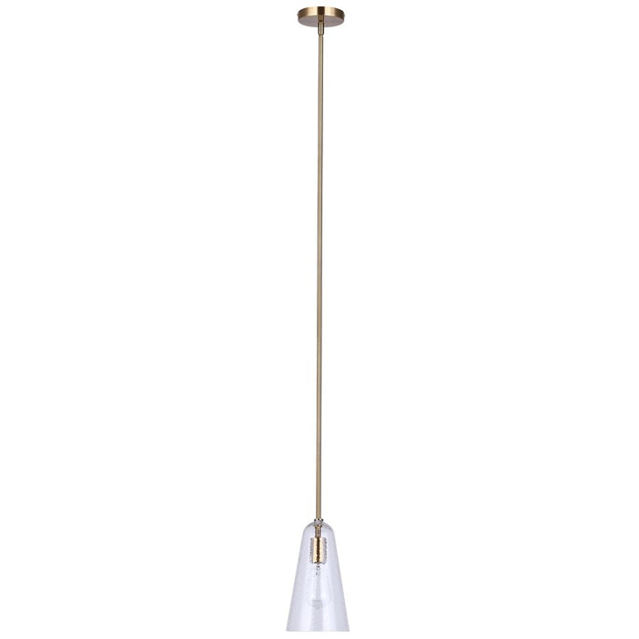 Canarm Luisa 1 Light 5.88" Pendant, Gold