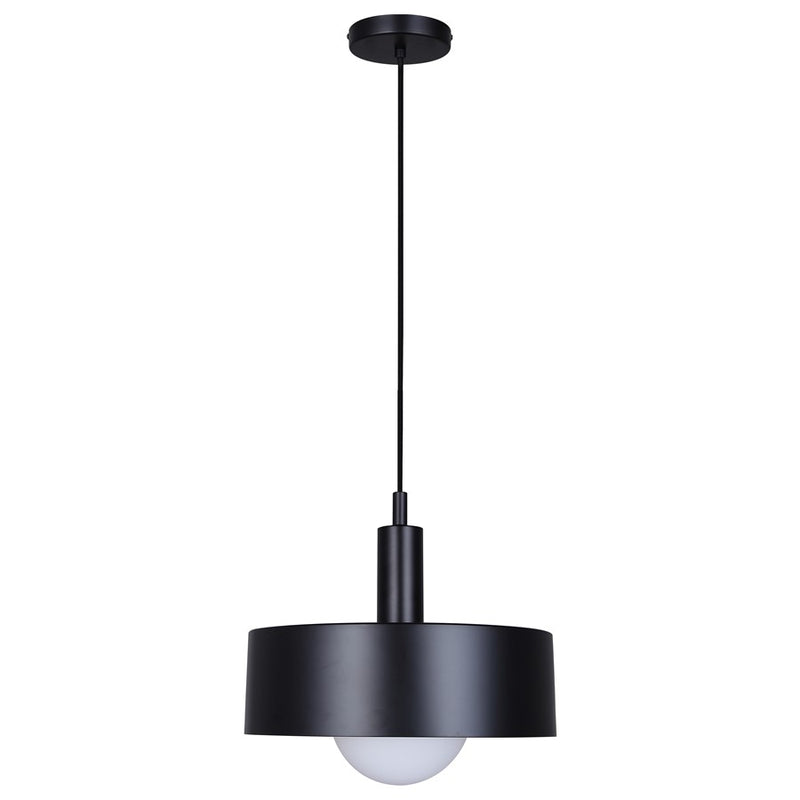 Canarm Daylon 1 Light 12.63" Pendant, Black