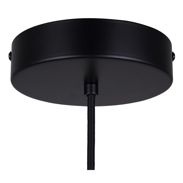 Canarm Daylon 1 Light 12.63" Pendant, Black