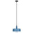 Canarm Daylon 1 Light 12.63" Pendant, Matte Blue/Black