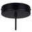 Canarm Daylon 1 Light 12.63" Pendant, Matte Blue/Black