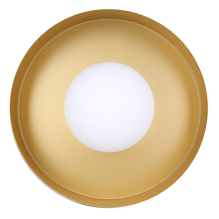 Canarm Daylon 1 Light 12.63" Pendant, Matte Blue/Black