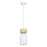 Canarm Caleb 1 Light 4.75" Pendant, White - IPL1152A01WHW