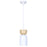 Canarm Caleb 1 Light 4.75" Pendant, White