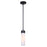 Canarm Kristella 1 Light 4.75" Pendant, Black