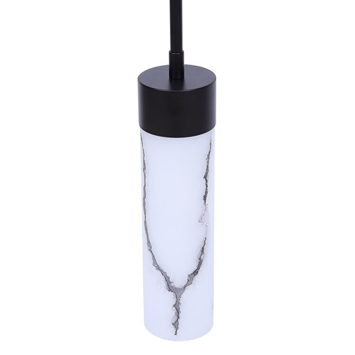Canarm Kristella 1 Light 4.75" Pendant, Black