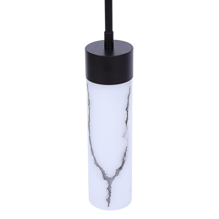Canarm Kristella 1 Light 4.75" Pendant, Black
