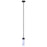 Canarm Kristella 1 Light 4.75" Pendant, Black