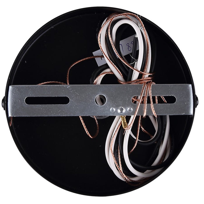 Canarm Kristella 1 Light 4.75" Pendant, Black