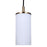 Canarm Kinslea 1 Light 4.75" Pendant, Gold/Opal