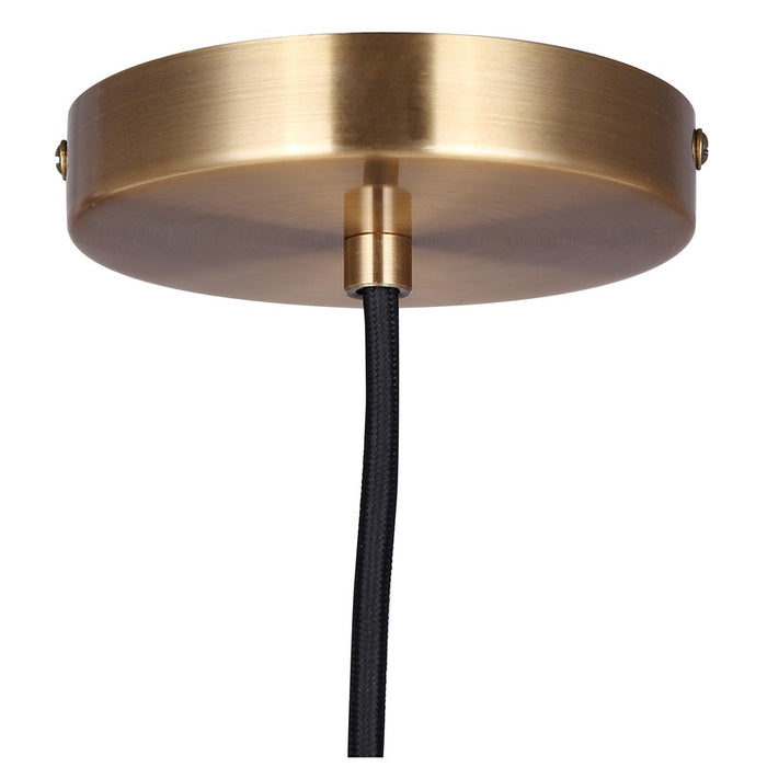 Canarm Kinslea 1 Light 4.75" Pendant, Gold/Opal