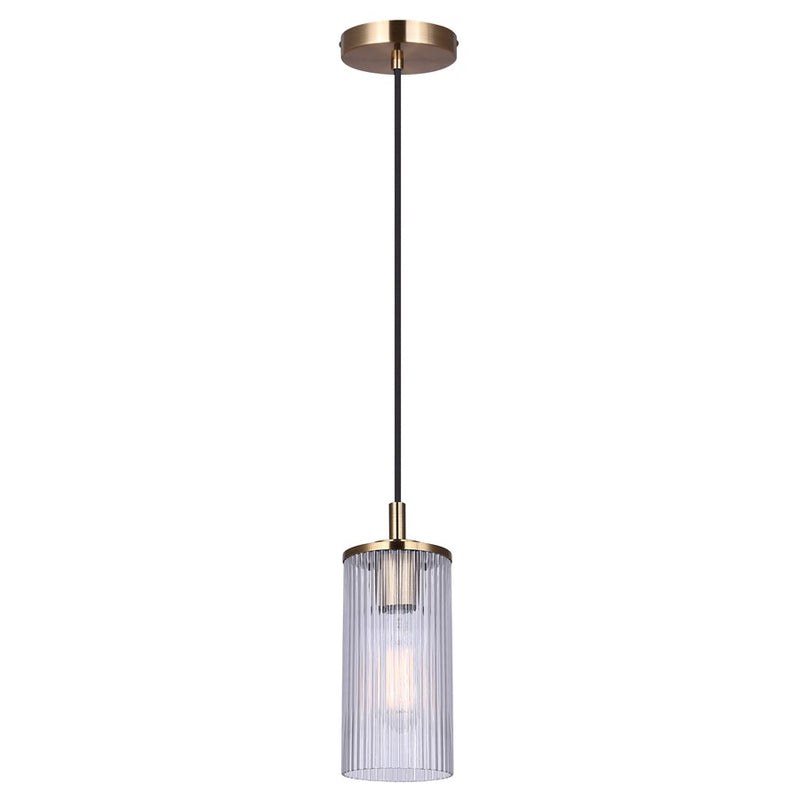 Canarm Kinslea 1 Light 4.75" Pendant, Gold