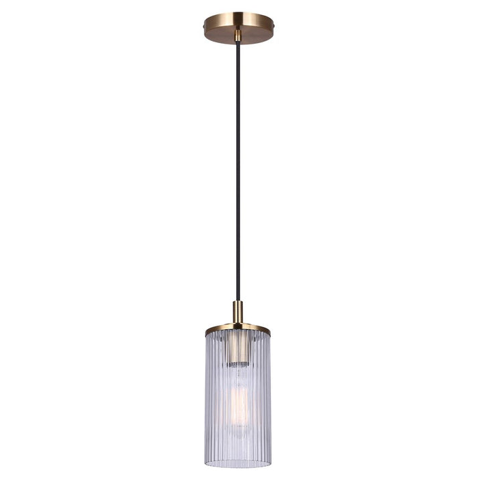 Canarm Kinslea 1 Light 4.75" Pendant, Gold - IPL1165A01GD-CR