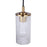 Canarm Kinslea 1 Light 4.75" Pendant, Gold