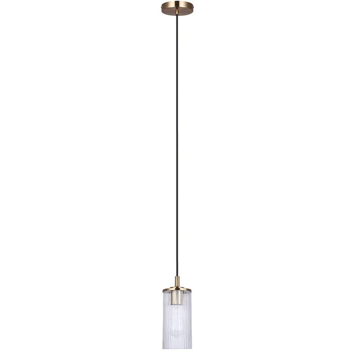 Canarm Kinslea 1 Light 4.75" Pendant, Gold