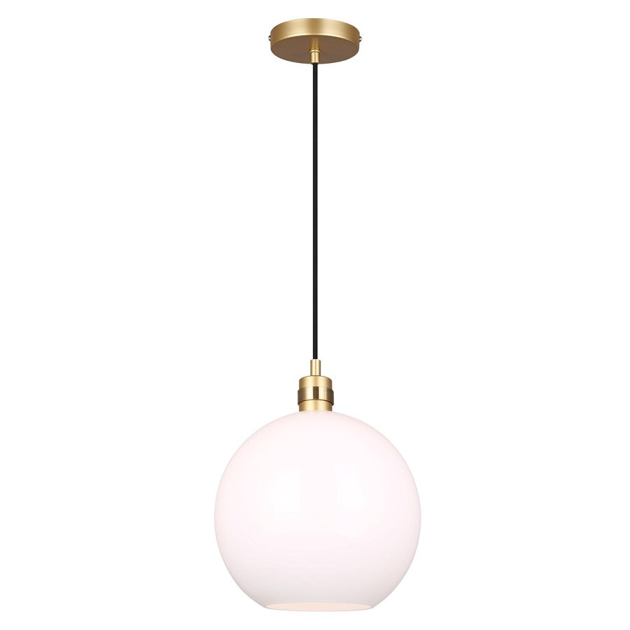 Canarm Monroe 1 Light 11.75" Pendant, Gold