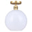 Canarm Monroe 1 Light 11.75" Pendant, Gold