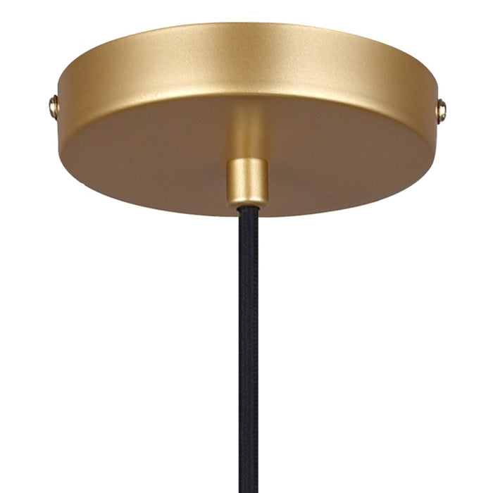 Canarm Monroe 1 Light 11.75" Pendant, Gold