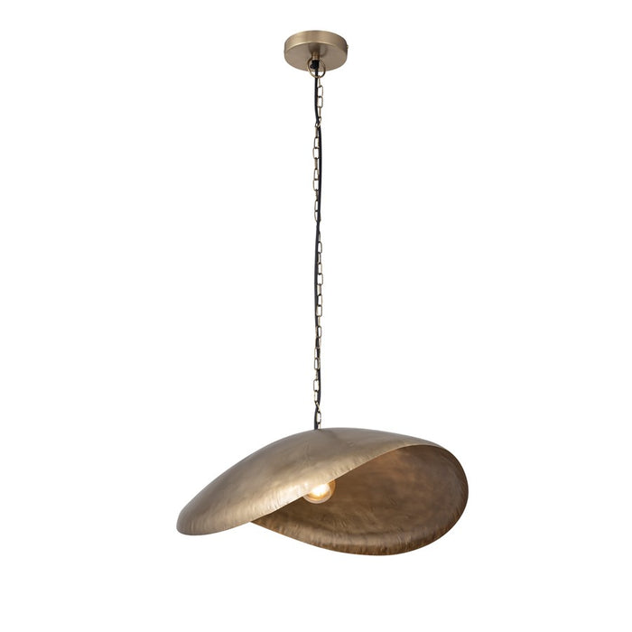 Canarm Maverick 1 Light 29.25" Pendant, Antique Brass