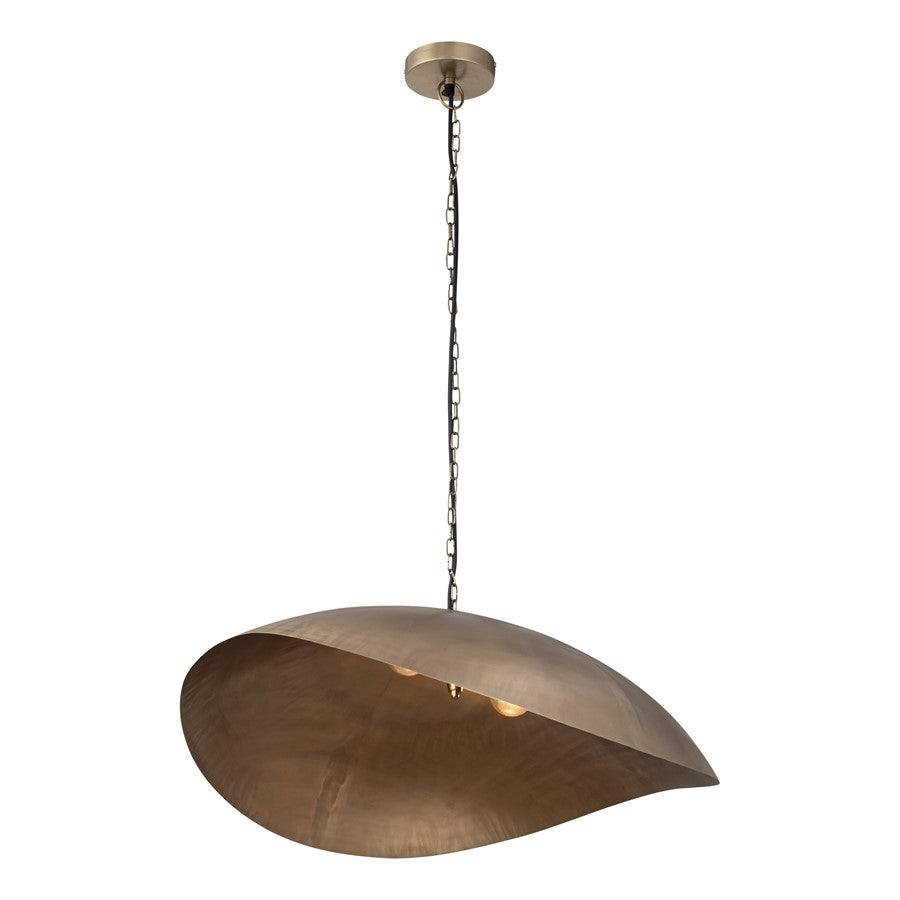 Canarm Maverick 2 Light 39" Pendant, Antique Brass - IPL1182A02AB40