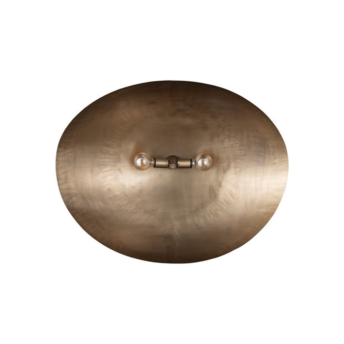 Canarm Maverick 2 Light 39" Pendant, Antique Brass