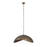 Canarm Maverick 2 Light 39" Pendant, Antique Brass
