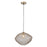 Canarm Warren 1 Light 19.5" Pendant, Antique brass